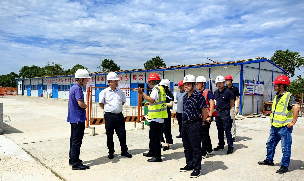 劉志剛帶隊調研督導各子（分）公司防洪度汛及經營工作